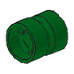 Wheel 11mm D. x 12mm (Undetermined Type) - Green