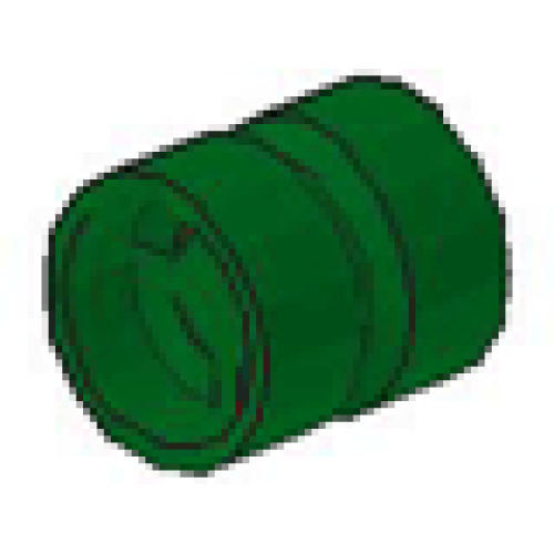 Деталь LEGO 6014u Wheel 11mm D. x 12mm (Undetermined Type) - Green