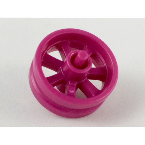 Деталь LEGO 50862 Wheel 15mm D. x 6mm City Motorcycle - Magenta