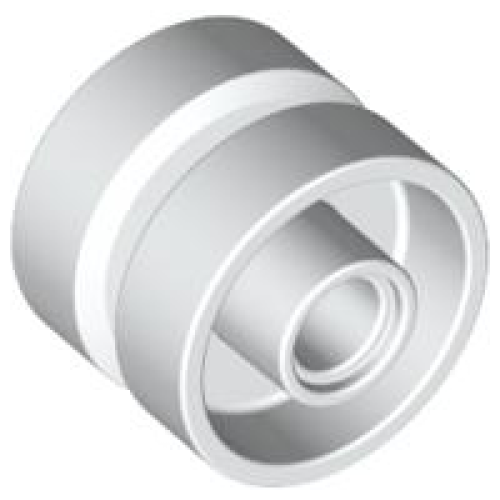 Деталь LEGO 30285 Wheel 18mm D. x 14mm - White