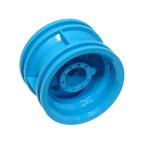 Деталь LEGO 56145 Wheel 30.4mm D. x 20mm with No Pin Holes and Reinforced Rim - Dark Azure