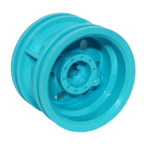 Деталь LEGO 56145 Wheel 30.4mm D. x 20mm with No Pin Holes and Reinforced Rim - Medium Azure