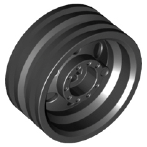 Деталь LEGO 56904 Wheel 30mm D. x 14mm - Black