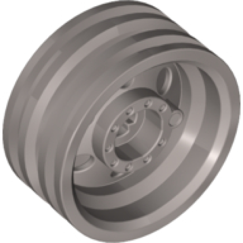 Деталь LEGO 56904 Wheel 30mm D. x 14mm - Metallic Silver