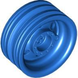 Wheel 30mm D. x 14mm - Blue