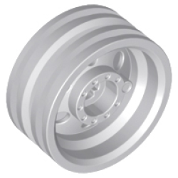 Wheel 30mm D. x 14mm - Light Bluish Gray
