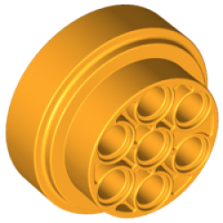 Wheel 31mm D. x 15mm Technic - Bright Light Orange