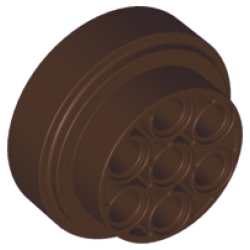 Wheel 31mm D. x 15mm Technic - Dark Brown