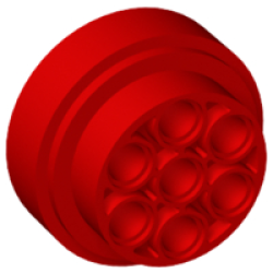 Wheel 31mm D. x 15mm Technic - Red