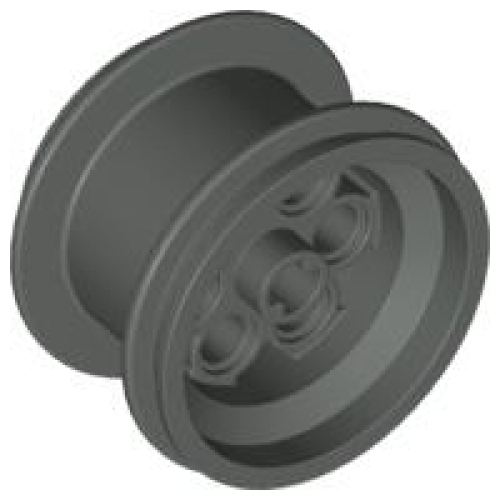 Деталь LEGO 6595 Wheel 36.8mm D. x 26mm VR with Axle Hole - Dark Gray