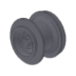 Wheel 43.2 x 28 Balloon Small - Dark Bluish Gray Wheel 43.2 x 28 Balloon Small - Dark Bluish Gray