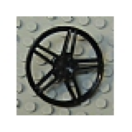 Деталь LEGO 54086 Wheel Cover 5 Spoke without Center Stud - 35mm D. - for Wheels 54087, 56145 or 44292 - Black