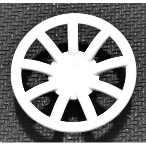Деталь LEGO 62701 Wheel Cover 9 Spoke - 24mm D. - for Wheels 55982 and 56145 - White