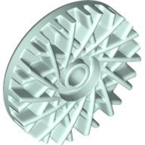 Деталь LEGO 37195 Wheel Cover 28 Spoke - 18mm D. - for Wheel 56145 - Light Aqua