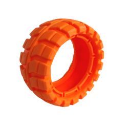 Tire 81 x 40 Balloon Offset Tread - Orange