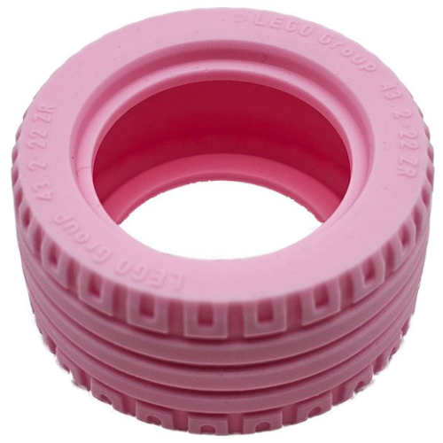 Деталь LEGO 44309 Tire 43.2 x 22 ZR - Bright Pink