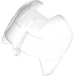 Glass for Aircraft Fuselage Curved Forward 6 x 8 Top - Trans-Clear