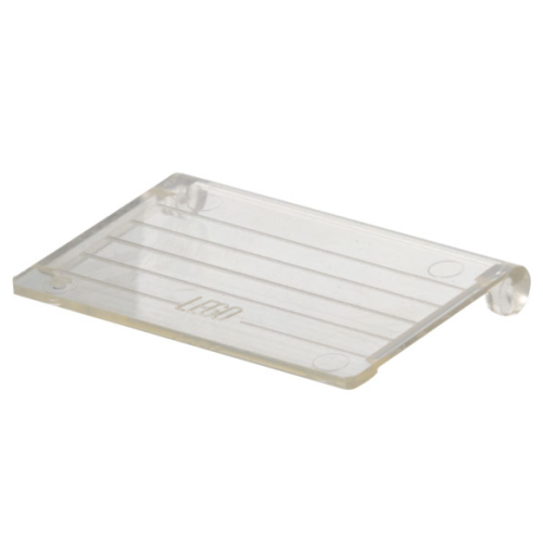 Деталь LEGO 2348b Glass for Hinge Car Roof 4 x 4 Sunroof with Ridges - Trans-Clear