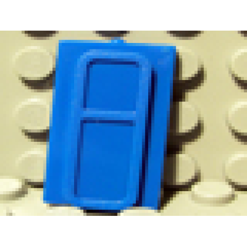 Деталь LEGO 4036 Glass for Train Window 1 x 2 x 3 - Blue