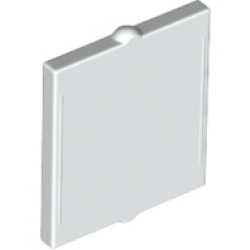 Glass for Window 1 x 2 x 2 Flat Front - White Glass for Window 1 x 2 x 2 Flat Front - White