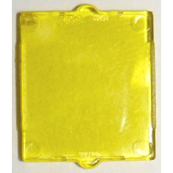 Glass for Window 1 x 2 x 2 Flat Front - Trans-Yellow Glass for Window 1 x 2 x 2 Flat Front - Trans-Yellow