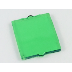 Glass for Window 1 x 2 x 2 Flat Front - Trans-Green Glass for Window 1 x 2 x 2 Flat Front - Trans-Green