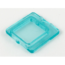 Glass for Window 1 x 2 x 2 Plane - Trans-Light Blue