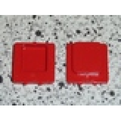 Glass for Window 1 x 2 x 2 Plane - Red