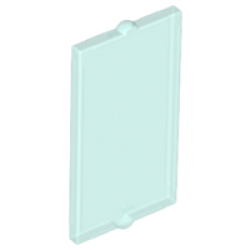 Glass for Window 1 x 2 x 3 Flat Front - Trans-Light Blue
