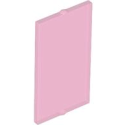Glass for Window 1 x 2 x 3 Flat Front - Trans-Dark Pink