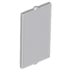 Glass for Window 1 x 2 x 3 Flat Front - Light Bluish Gray