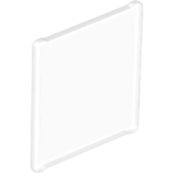 Glass for Window 1 x 3 x 3 Flat Front - Trans-Clear