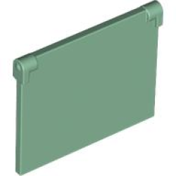 Glass for Window 1 x 4 x 3 - Opening - Sand Green