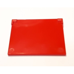 Glass for Window 1 x 4 x 3 - Opening - Red
