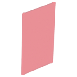 Glass for Window 1 x 4 x 6 - Trans-Red Glass for Window 1 x 4 x 6 - Trans-Red
