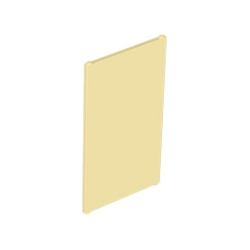 Glass for Window 1 x 4 x 6 - Tan Glass for Window 1 x 4 x 6 - Tan