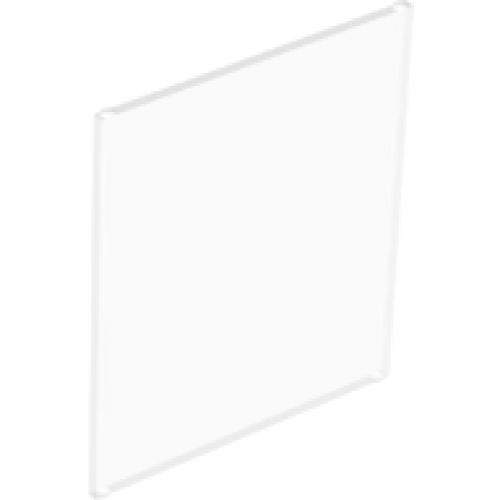 Деталь LEGO 42509 Glass for Window 1 x 6 x 6 Flat Front - Trans-Clear