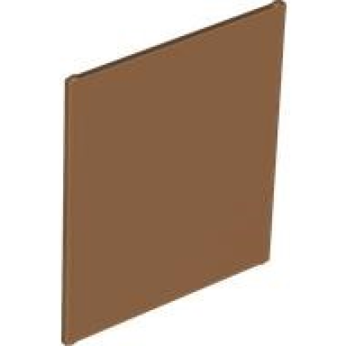 Деталь LEGO 42509 Glass for Window 1 x 6 x 6 Flat Front - Medium Nougat