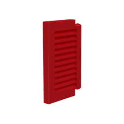 Shutter for Window 1 x 2 x 2 - Red Shutter for Window 1 x 2 x 2 - Red
