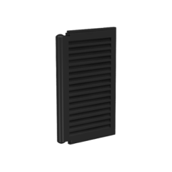 Shutter for Window 1 x 2 x 3 - Black Shutter for Window 1 x 2 x 3 - Black