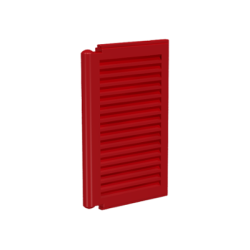 Shutter for Window 1 x 2 x 3 - Red Shutter for Window 1 x 2 x 3 - Red