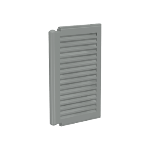 Деталь LEGO 3856 Shutter for Window 1 x 2 x 3 - Light Gray