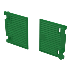 Shutter for Window 1 x 2 x 3 with Hinges - Green Shutter for Window 1 x 2 x 3 with Hinges - Green