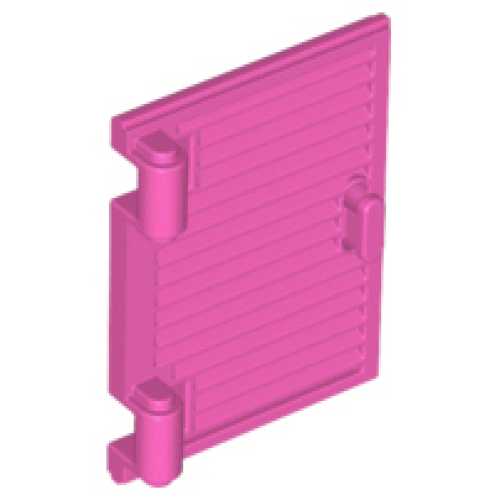 Деталь LEGO 60800a Shutter for Window 1 x 2 x 3 with Hinges and Handle - Dark Pink