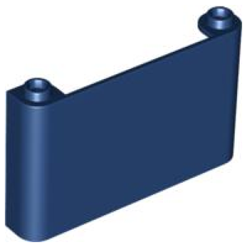 Деталь LEGO 64453 Windscreen 1 x 6 x 3 - Dark Blue