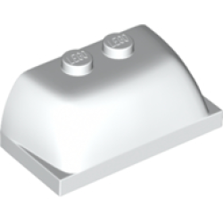 Windscreen 2 x 4 x 1 1/3 - White Windscreen 2 x 4 x 1 1/3 - White