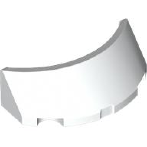 Деталь LEGO 81911 Windscreen 2 x 4 x 1 Curved - White