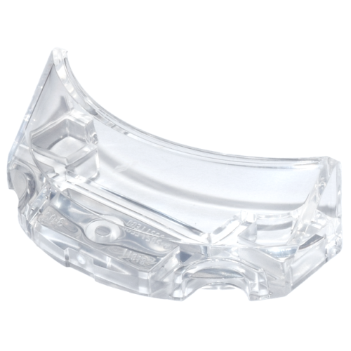 Деталь LEGO 81911 Windscreen 2 x 4 x 1 Curved - Trans-Clear