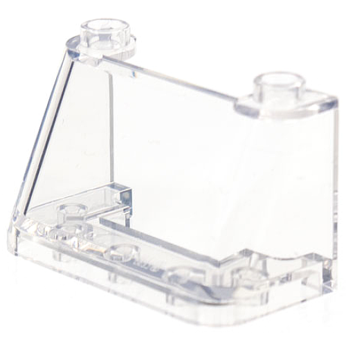 Деталь LEGO 3823 Windscreen 2 x 4 x 2 - Trans-Clear