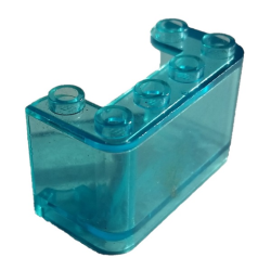 Windscreen 2 x 4 x 2 Vertical - Trans-Light Blue